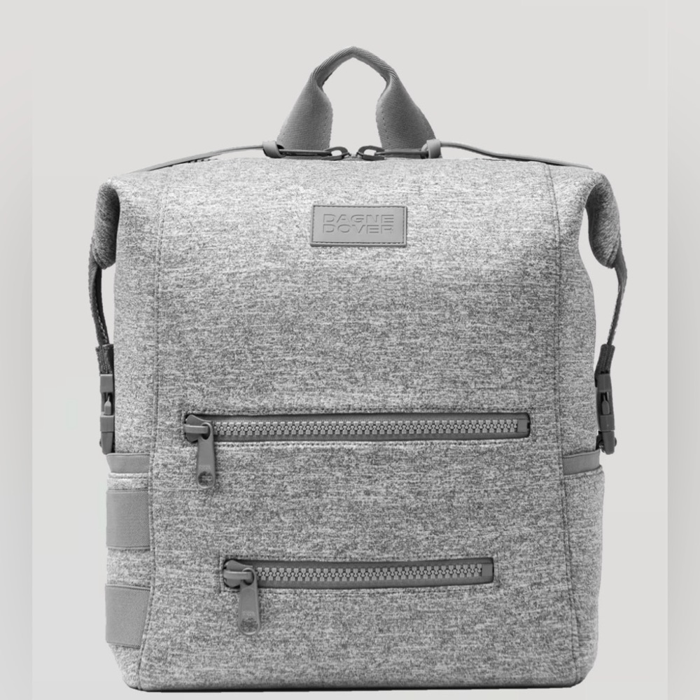 Dagne Dover Large Indi Neoprene Diaper Backpack Heather Grey